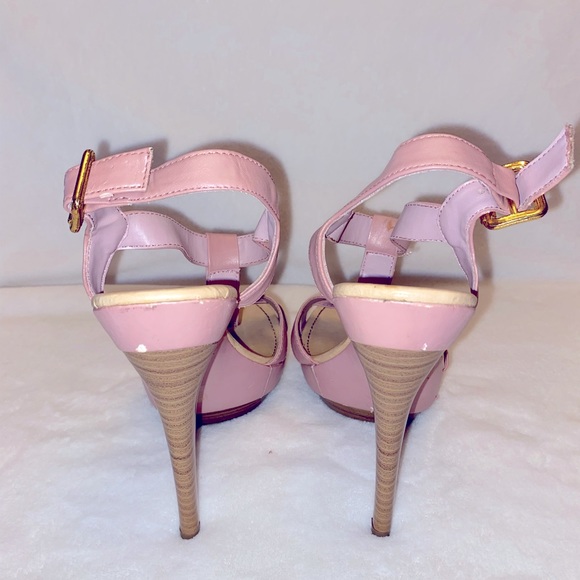 Mauve Strappy Stilettos by JustFab - Picture 5 of 6